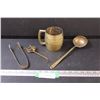 Image 1 : (4) Brass Bar Utensils - Various
