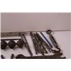 Image 2 : Tool Lot: Drill Bits, Saws & Blades, Various Wrenches, Turnbuckles/Line Tensioners, Misc