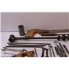 Image 3 : Tool Lot: Drill Bits, Saws & Blades, Various Wrenches, Turnbuckles/Line Tensioners, Misc