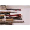 Image 3 : Tool Lot: Hammer Heads, Hatchet, Pry Bars, Jig Saw Blades, Misc