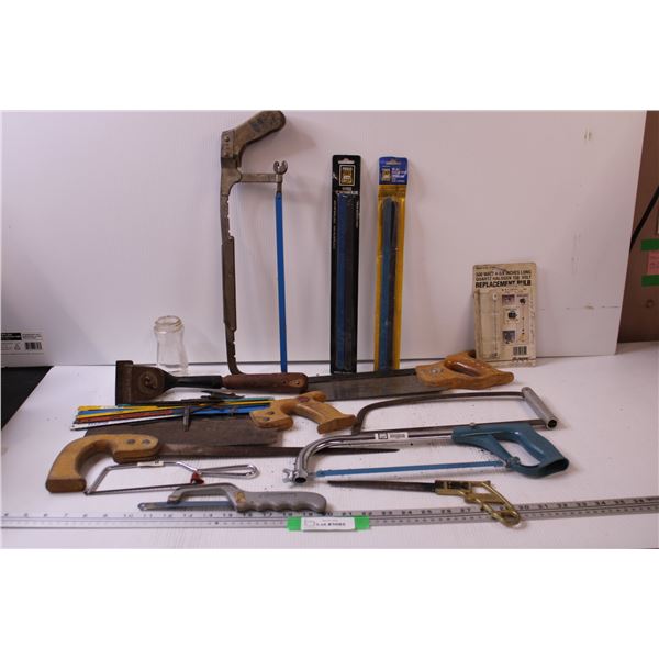 (9) Saws - Various & Saw Blades - Various
