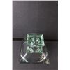 Image 3 : Green Glass Tray 5" Tall x 8.5" Wide