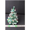 Image 1 : Ceramic Christmas Tree Candle Accessory 10.5" Tall