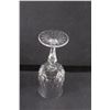 Image 3 : (16) Crystal Wine Glasses 6.25" Tall and (2) Trays Up to 14.75" Wide