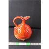 Image 1 : Orange Ceramic Pitcher 9" Tall