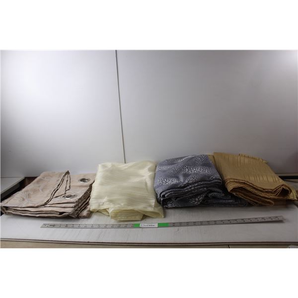 (5) Sets of Curtains- Varying Sizes