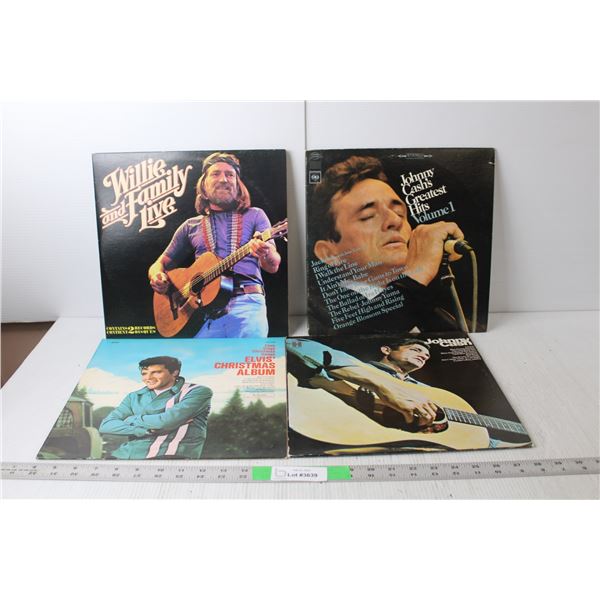 (5) Records- Elvis, Willie Nelson, Johnny Cash