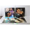Image 1 : (5) Records- Elvis, Willie Nelson, Johnny Cash