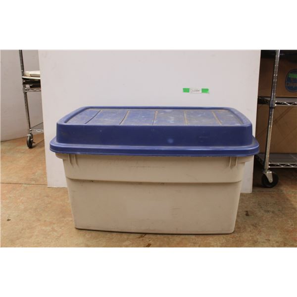 *GSC Large Plastic Storage Tote 20.5" Tall x 35" Long x 19.5" Wide WILL NOT SHIP