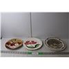 Image 1 : (3) Decorative Plates Up to 10" Diameter