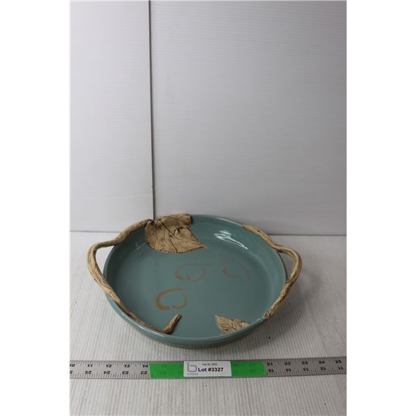 Ceramic Leaf Tray by Barb Peck