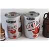 Image 2 : (2) Bubba/Mini Keg Molson Canadian Cans-Empty, Great Western Glass Beer Bottle and High Key Brewing