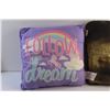 Image 2 : The Twight Saga and Follow Your Dream Pillows 15'' x 15''