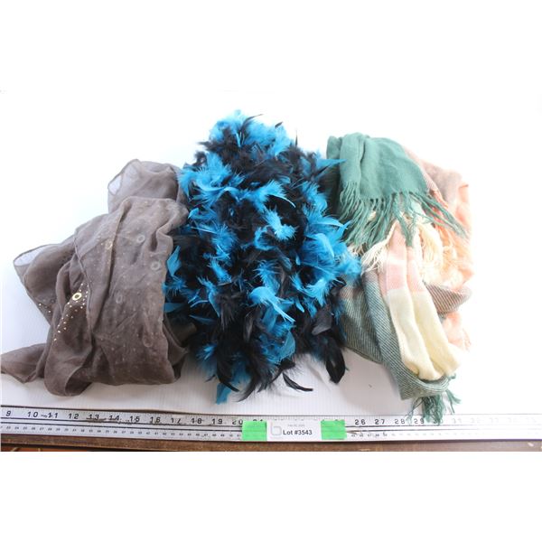 Boa and (2) Scarves