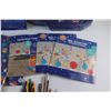 Image 5 : Banner Kit, Table Decoration Kits, Swirl Decorations, Napkins, Plastic Spoons and Colored Pencils