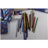 Image 6 : Banner Kit, Table Decoration Kits, Swirl Decorations, Napkins, Plastic Spoons and Colored Pencils