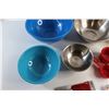 Image 4 : Plastic & Metal Bowls, Measuring Cups and Spatula