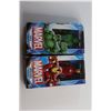 Image 2 : (2) Marvel Hulk & Iron Man Figures