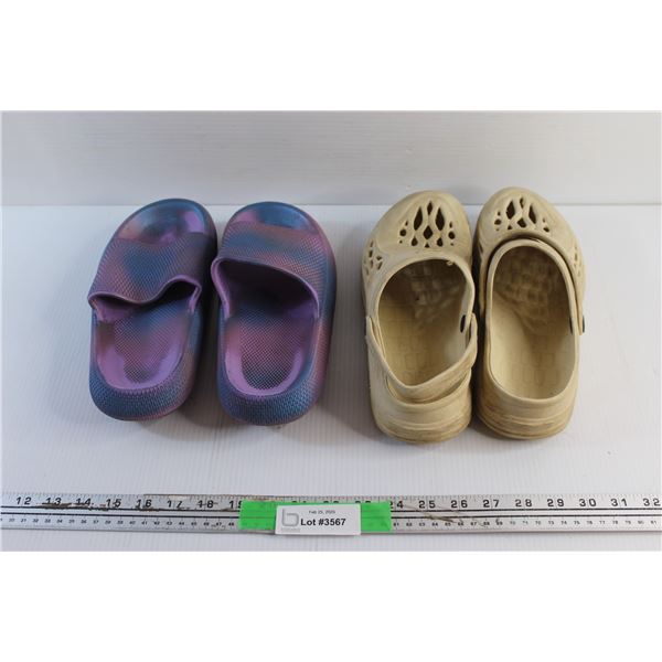 (2) Pairs of Slippers - Size 10 1/2'' L