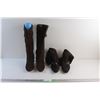Image 1 : Ladies Knee Boots - Size 7 1/2''