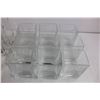 Image 2 : (18) Glass Vases (9 Round & 9 Rectangle)