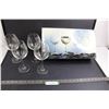Image 1 : Saxony "The Tasters" Set of 4 Crystal Wine Glasses