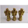 Image 3 : Set of 3 Porcelain "Angel" Candle Holders