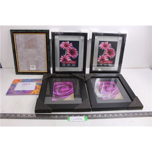 (6) Assorted Picture Frames (5 8x10 & 1 3x5)