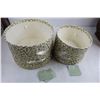 Image 3 : Set of 2 Moonrock Hat Storage Boxes, Wicker Storage Basket