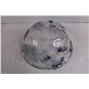 Image 4 : Glass "Leaf" Punch Bowl with 10 Glass Cups, (2) Glass Fruit Bowls