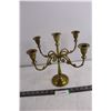 Image 1 : Brass Candelabra 10.5" High x 11" Wide