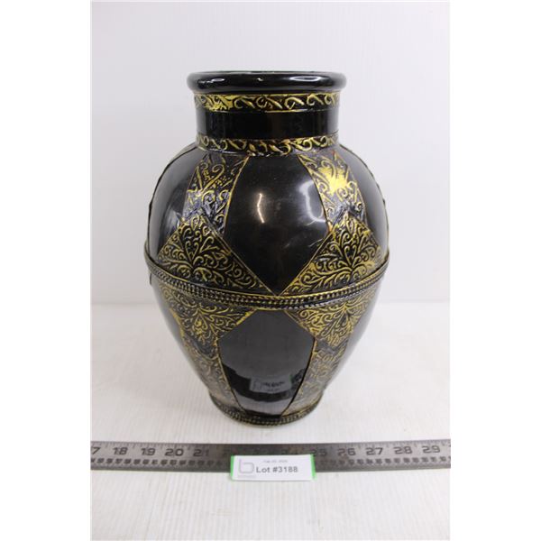 Moroccan Vase 12" Tall x 8" Dia