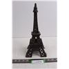 Image 1 : Wrought Iron 2-Piece Eiffel Tower Candle Holder - 12.5" Tall Together