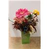 Image 3 : * Large Bouquet with Vase (17" x 11" x 11" Vase, 42" High Full Display) Plastic Vase Has Crack