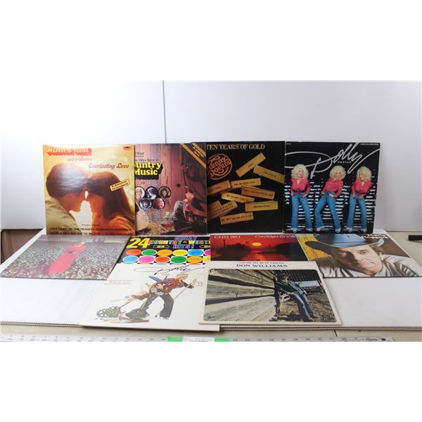 (10) Records- Dolly Parton, Kenny Rogers, Merle haggard, Misc.