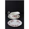 Image 3 : (8) Piece Lavender Rose Royal Albert Bone China Set- Creamers, Salt & Pepper Shakers, Cup, Plates