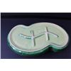 Image 3 : Green Ceramic Tray 12" Long x
