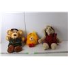 Image 1 : (3) Vintage Stuffies- Wrinkles Dog, Rainbow Brite OJ, Furskins Clayton Scout