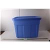 Image 1 : Rubbermaid Plastic Storage Tote 16.5" Tall x 24" Long x 15.5" Wide