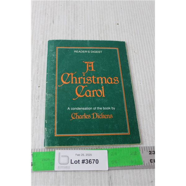 Reader's Digest A Christmas Carol Condensed Book