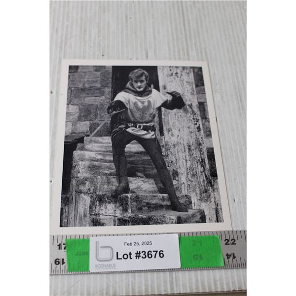 Roger Moore/Ivanhoe Post Card 5.5" x 6.5"