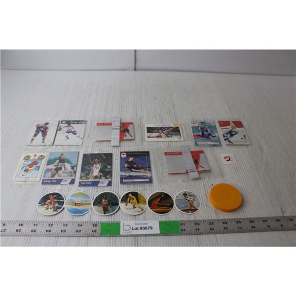Kellogg's Olympic Discs & Assorted Sealed Olympic Cards