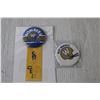 Image 2 : Winnipeg Blue Bombers Button, Grey Cup Ribbon 1984, Schedules 1986/93/94