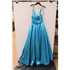 Image 1 : *Angela & Alison Low Back Blue Dress- SIze 14