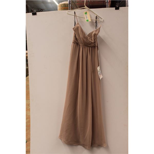 *Sorella Vita Floor Length Gown, Missing One Button for Strap, Small Tear and Broken Zipper