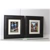 Image 1 : (2) Framed Young Cowboy Paintings 15" Tall x 13" Wide