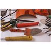 Image 5 : Garden Tool Lot: Shovels, Garden Hose Holder, Charcoal Lighter - As Is, Hand Trimmer, Misc