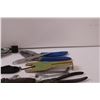 Image 2 : Tool Lot: Pliers, Wrenches, Metal Tin Snips, Line Tensioners, Misc