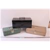 Image 1 : (3) Metal Tool Boxes - Assorted Sizes & Styles