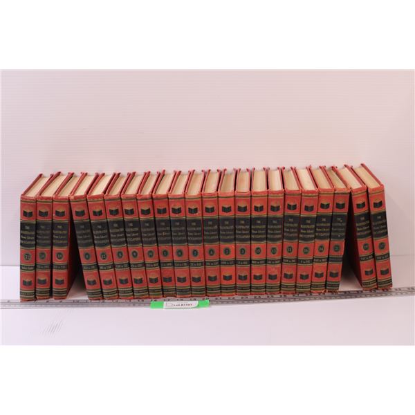 (22) Vintage Encyclopedia Guild Edition Home Library Book Set